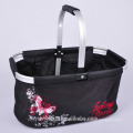 Wholesale Black Aluminum Frame Picnic Basket Beautiful Insulated Picnic Basket